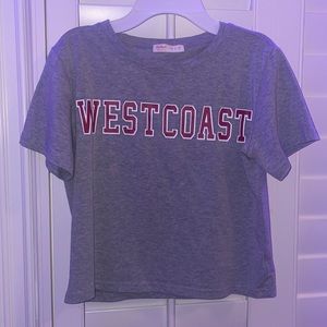 Grey West Coast short sleeve
